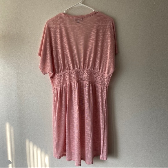 Almost Famous pink pastel tassel tie cardigan size large - Picture 4 of 6